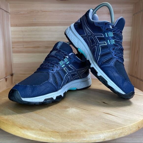 ASICS Women's Gel-Venture 7 Running Athletic Navy Blue Shoes Size 7 - Picture 2 of 8